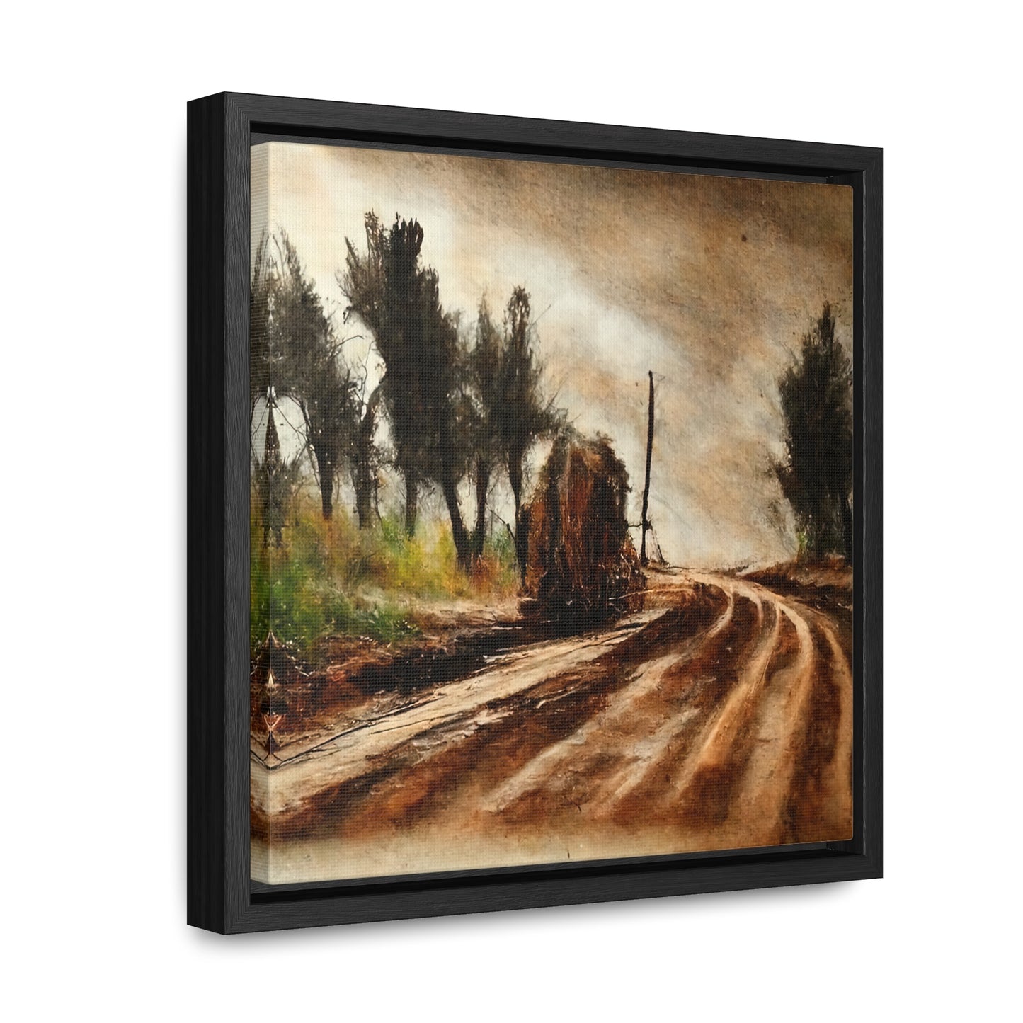 To the Rainy Land 7, Valentinii, Gallery Canvas Wraps, Square Frame