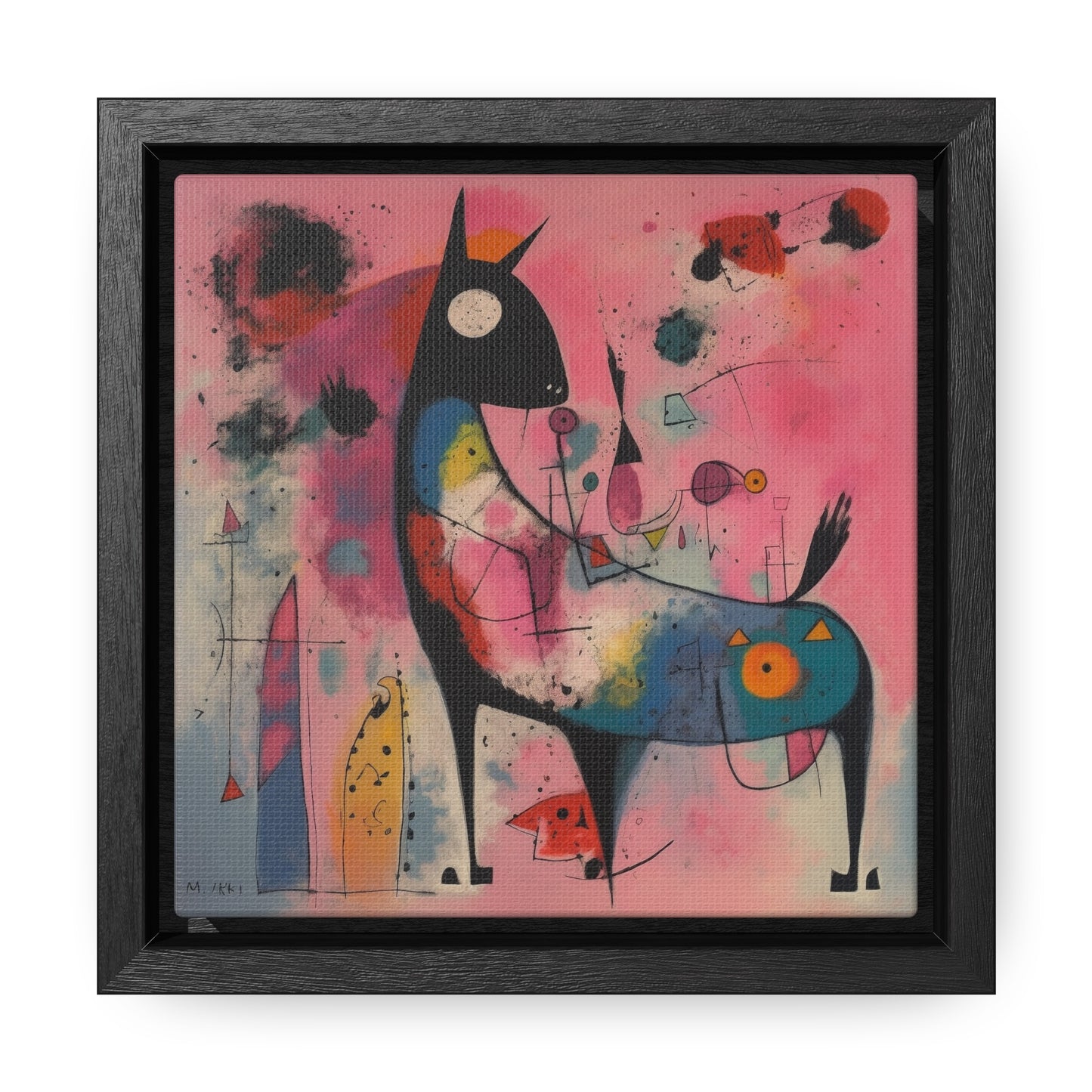 The Dreams of the Child 64, Gallery Canvas Wraps, Square Frame