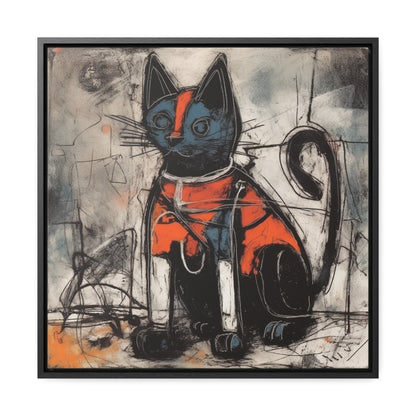 Cat 27, Gallery Canvas Wraps, Square Frame