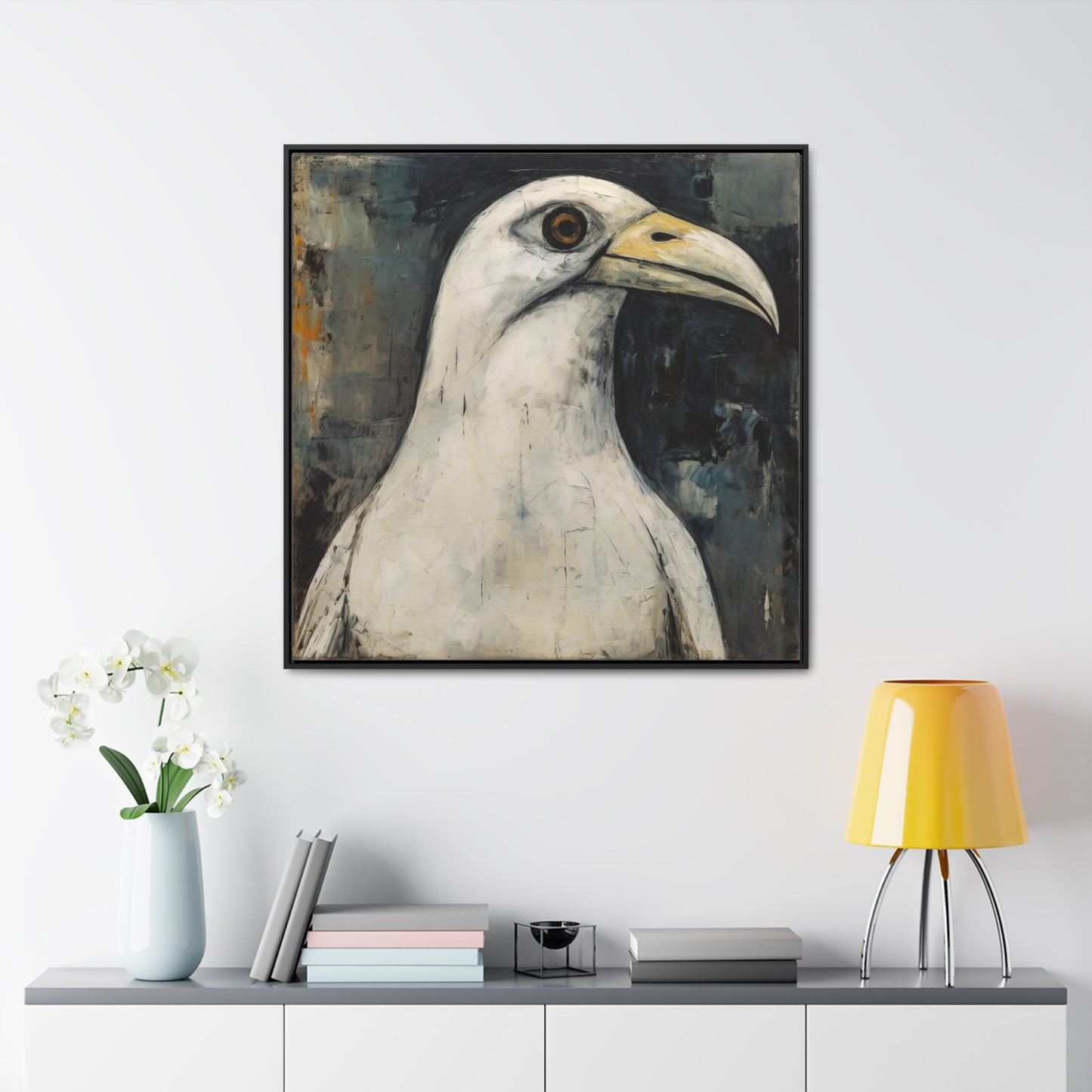 Bird 18, Gallery Canvas Wraps, Square Frame