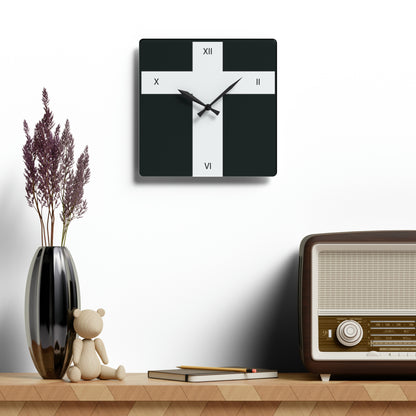 Cross, Acrylic Wall Clock