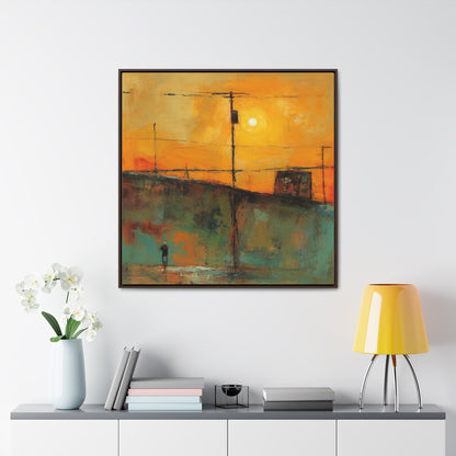 Land of the Sun 51, Valentinii, Gallery Canvas Wraps, Square Frame