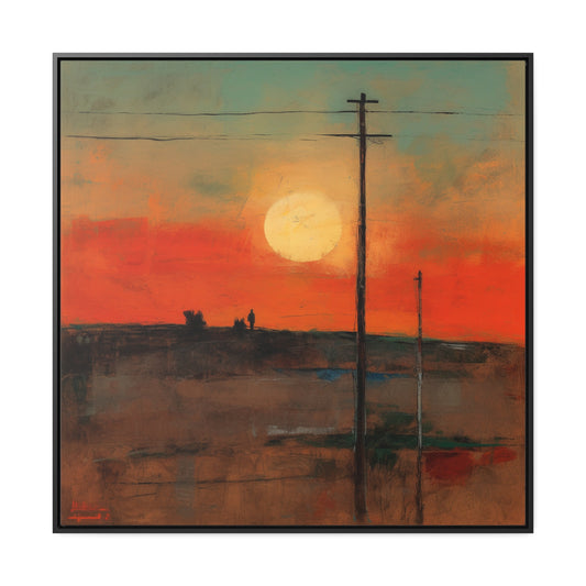 Land of the Sun 80, Valentinii, Gallery Canvas Wraps, Square Frame
