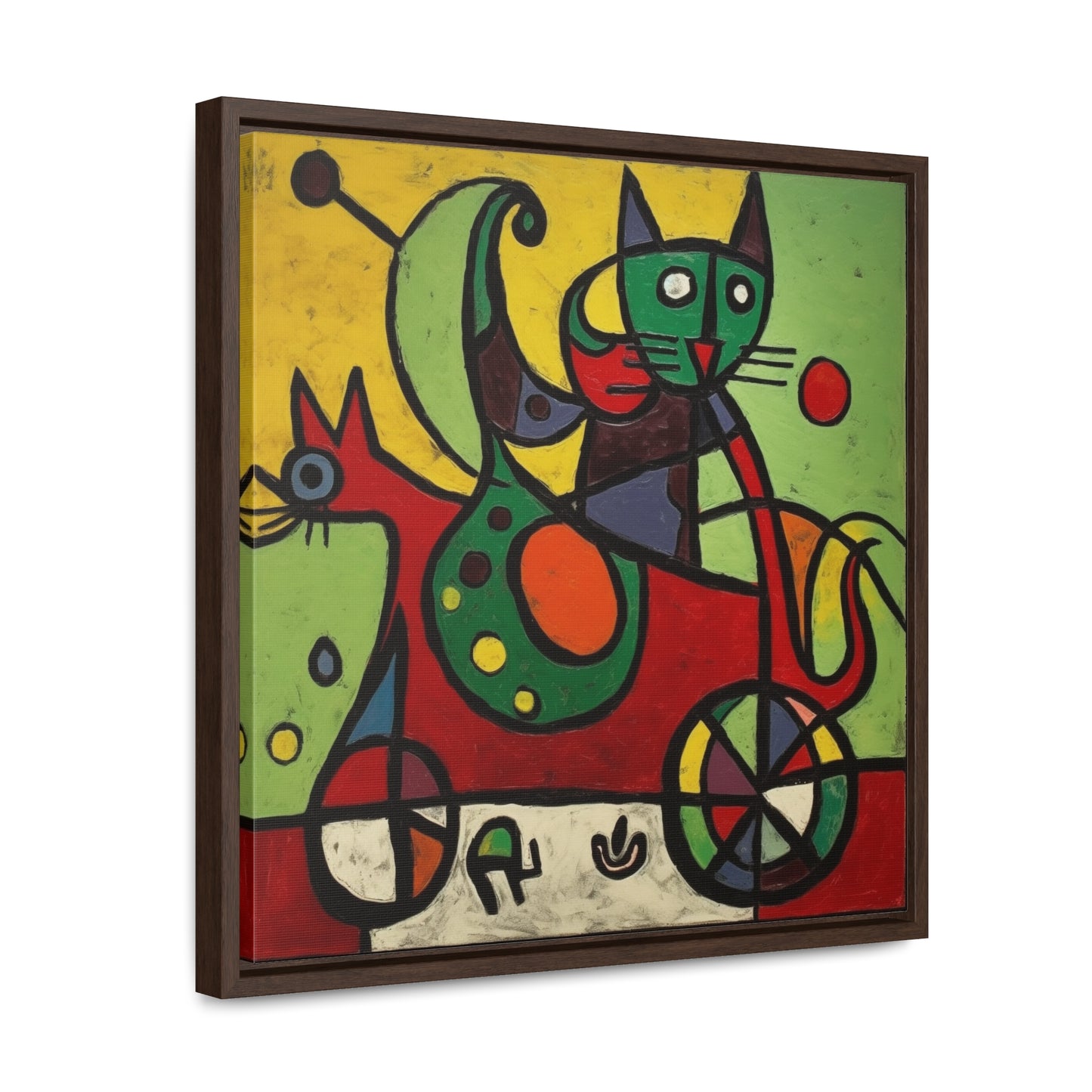 Cat 149, Gallery Canvas Wraps, Square Frame