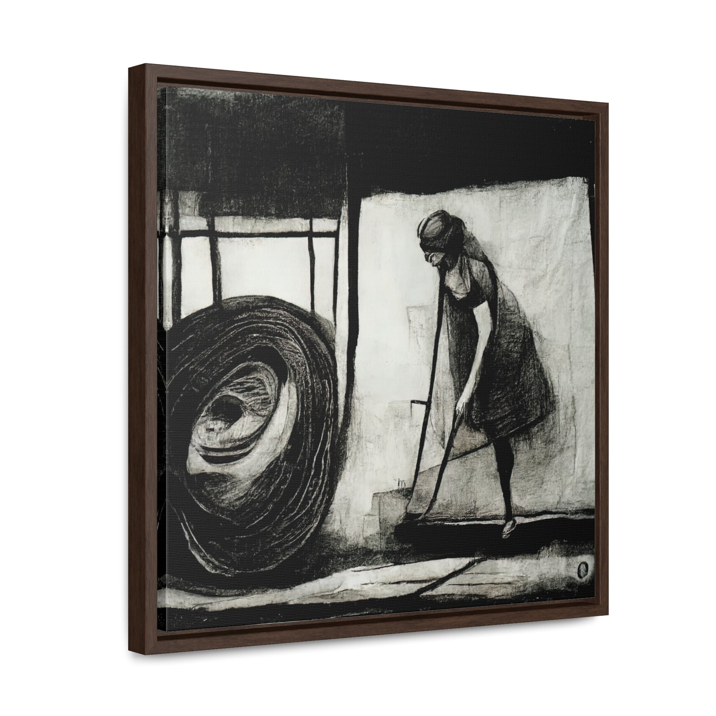 Domestic Memories 42, Valentinii, Gallery Canvas Wraps, Square Frame