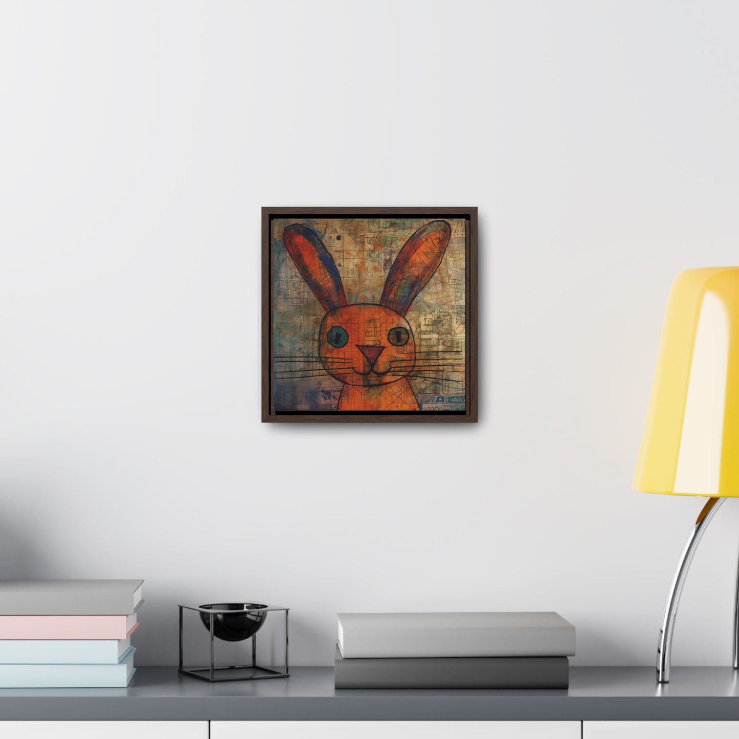 Rabbit 10, Gallery Canvas Wraps, Square Frame