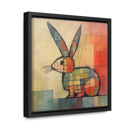 Rabbit 27, Gallery Canvas Wraps, Square Frame