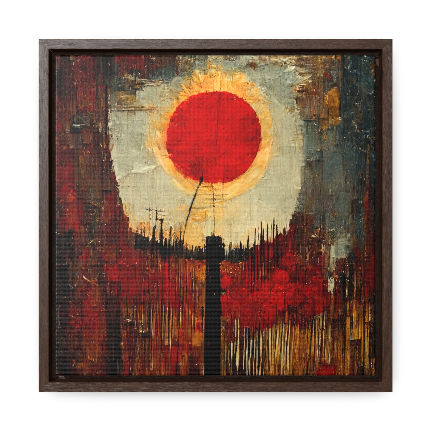 Land of the Sun 29, Valentinii, Gallery Canvas Wraps, Square Frame