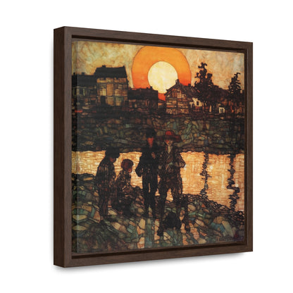 Land of the Sun 44, Valentinii, Gallery Canvas Wraps, Square Frame