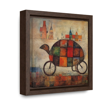 Turtle 6, Gallery Canvas Wraps, Square Frame