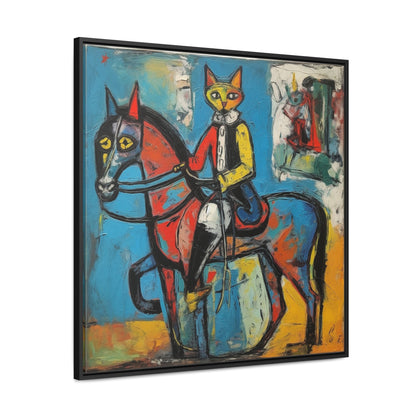 Cat 109, Gallery Canvas Wraps, Square Frame