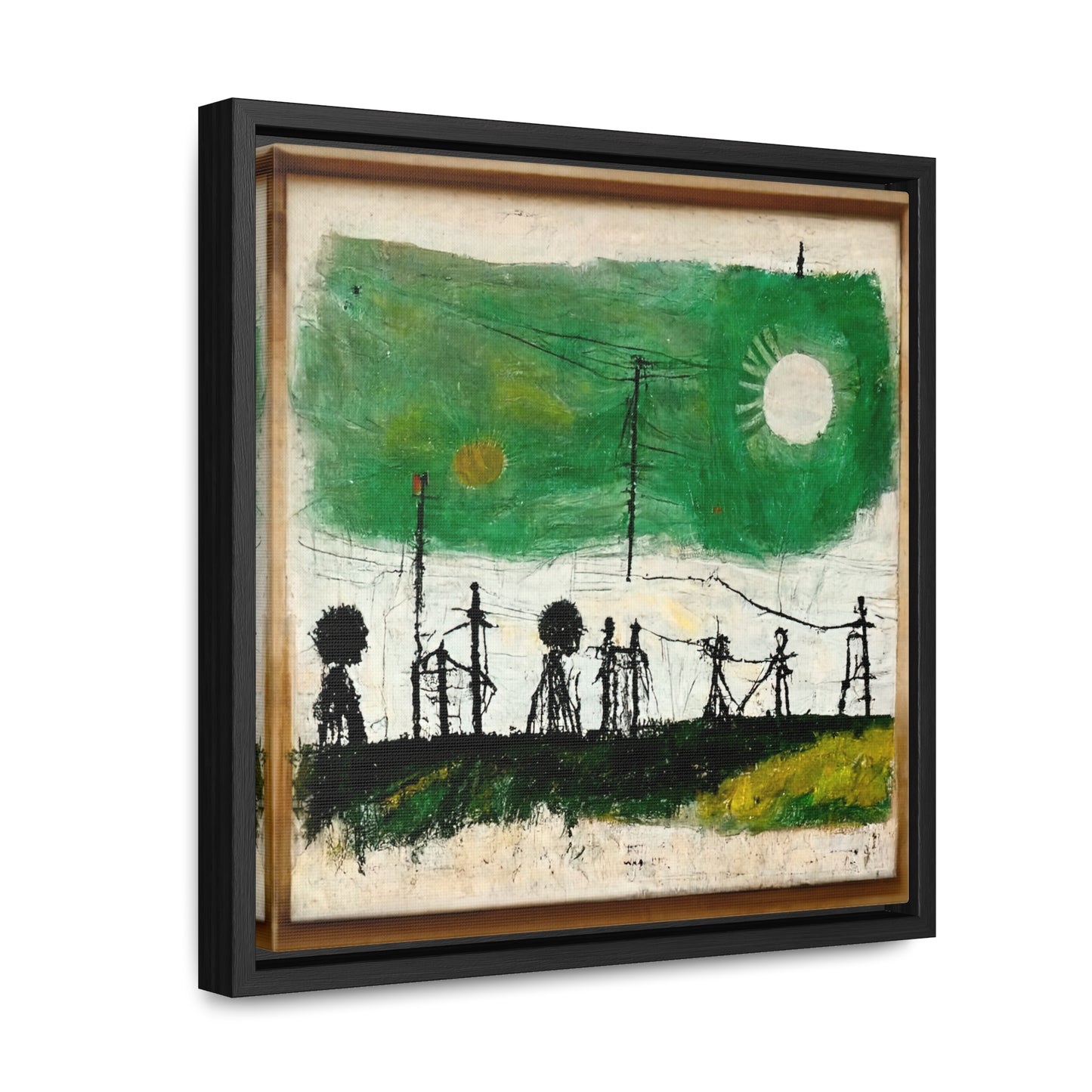 Land of the Sun 34, Valentinii, Gallery Canvas Wraps, Square Frame