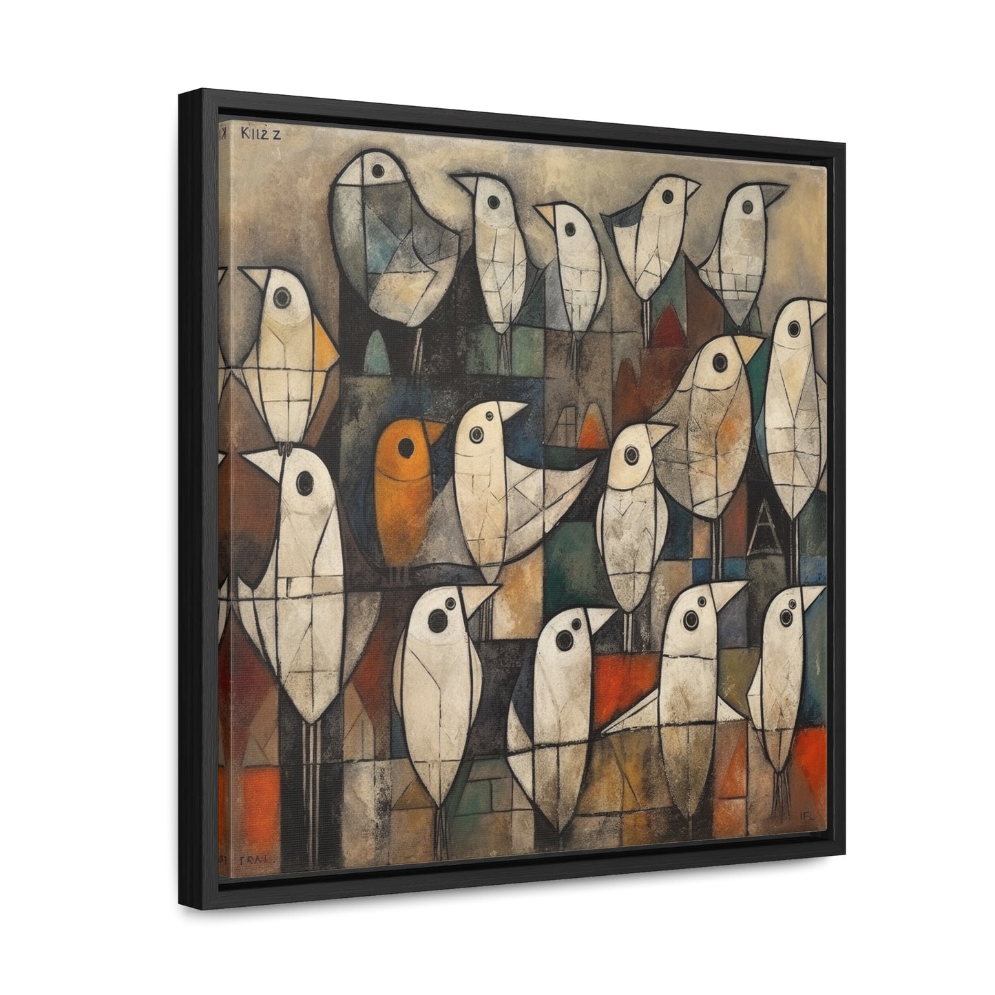 Bird 31, Gallery Canvas Wraps, Square Frame