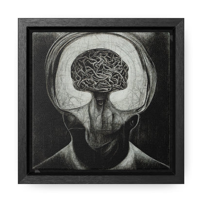 Brain 47, Valentinii, Gallery Canvas Wraps, Square Frame