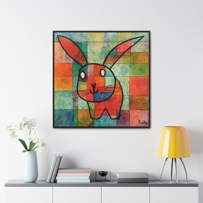 Rabbit 34, Gallery Canvas Wraps, Square Frame