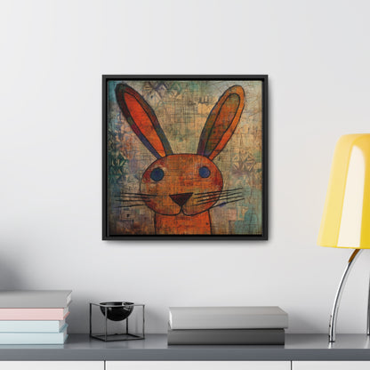 Rabbit 9, Gallery Canvas Wraps, Square Frame