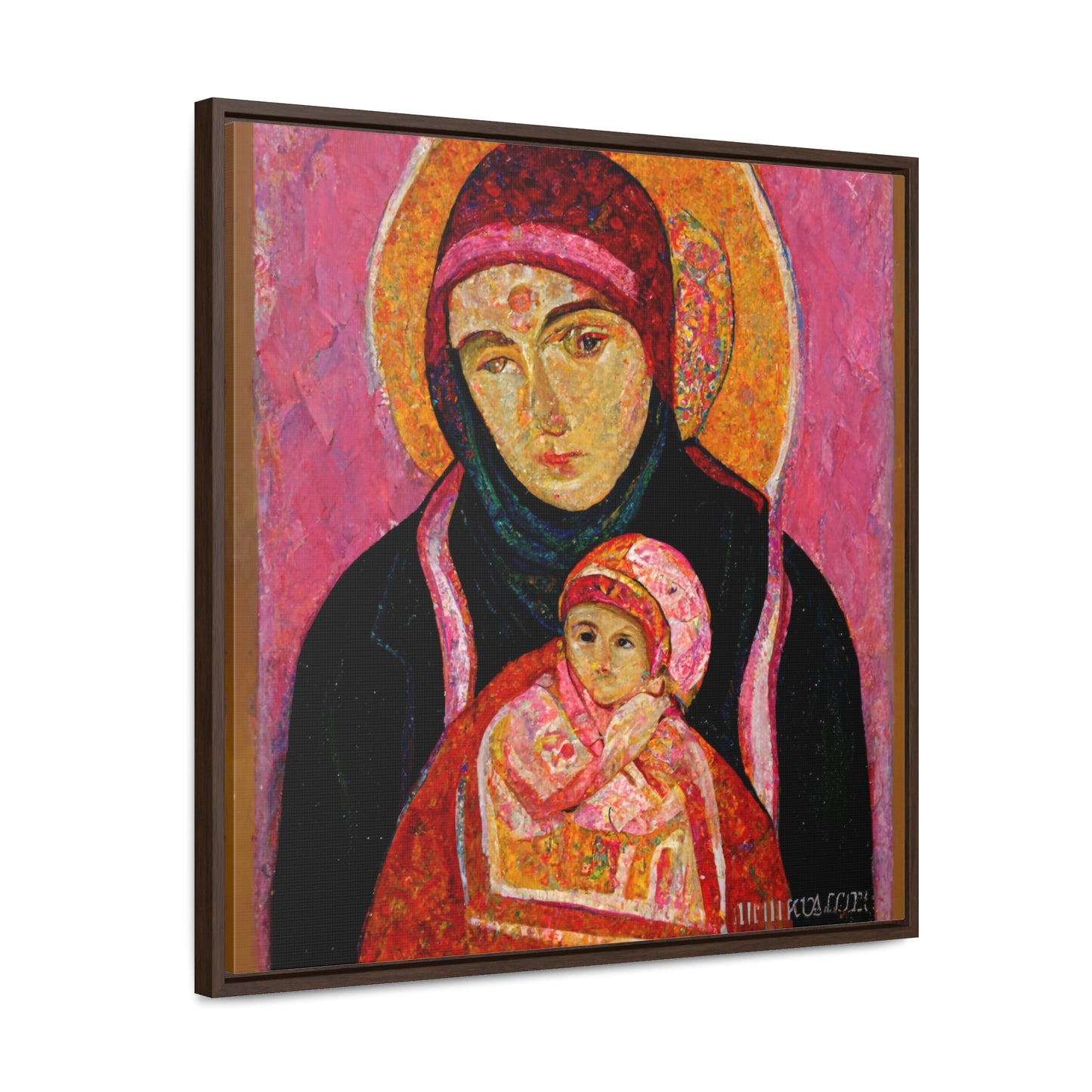 Mary and the Child 30, Valentinii, Gallery Canvas Wraps, Square Frame