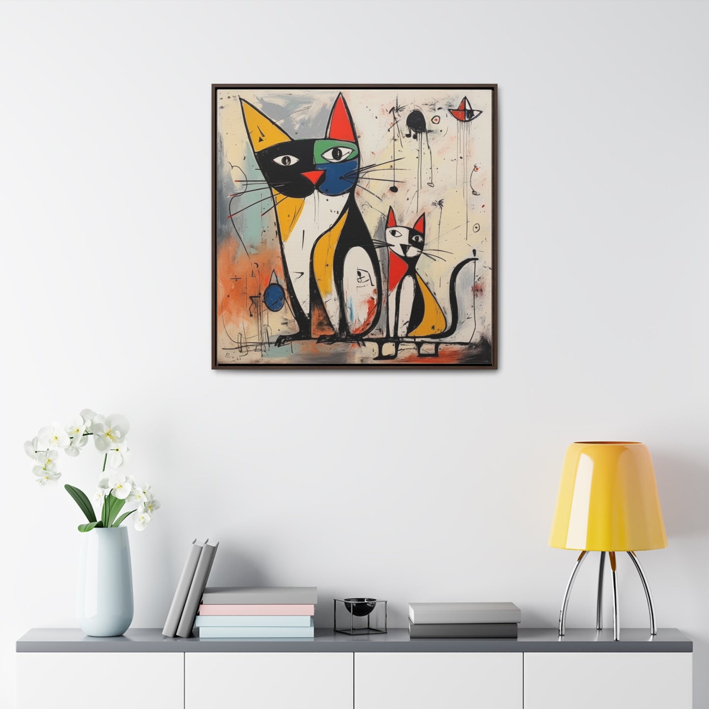 Cat 40, Gallery Canvas Wraps, Square Frame