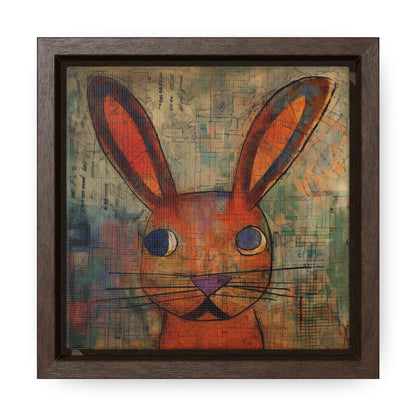 Rabbit 35, Gallery Canvas Wraps, Square Frame