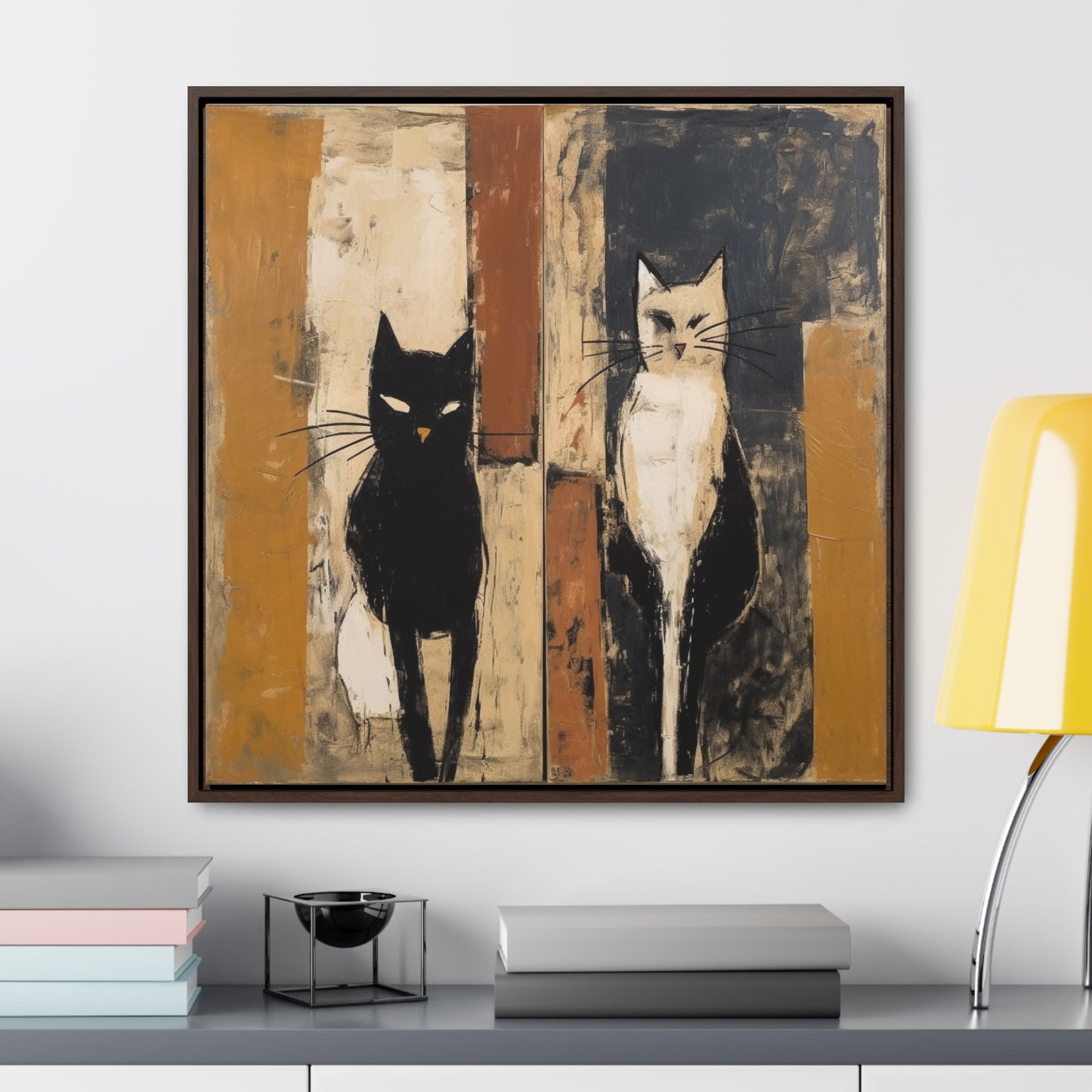 Cat 15, Gallery Canvas Wraps, Square Frame