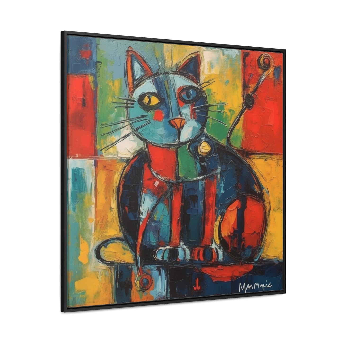 Cat 65, Gallery Canvas Wraps, Square Frame