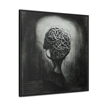 Brain 8, Valentinii, Gallery Canvas Wraps, Square Frame