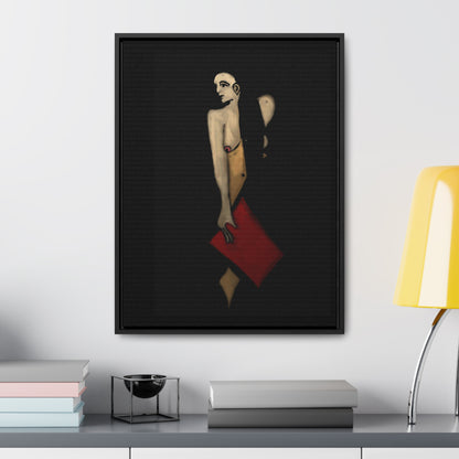 The Shadow Woman, Original Eduard Pavel, Gallery Canvas Wraps, Vertical Frame