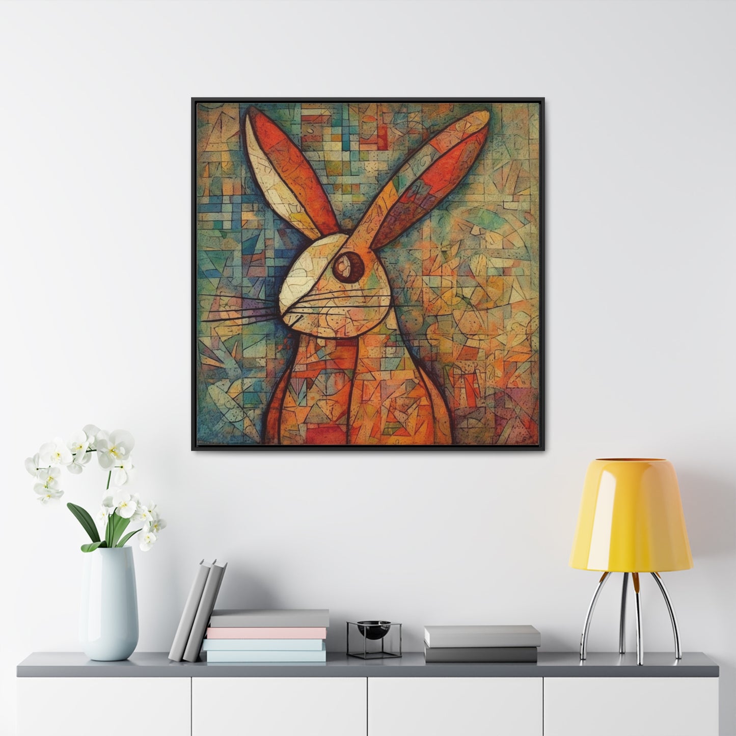 Rabbit 4, Gallery Canvas Wraps, Square Frame