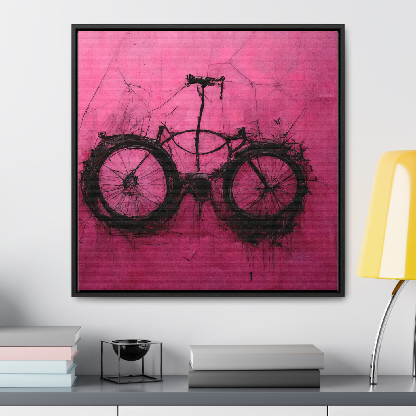 Bicycle 3, Valentinii, Gallery Canvas Wraps, Square Frame