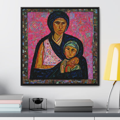 Mary and the Child 20, Valentinii, Gallery Canvas Wraps, Square Frame