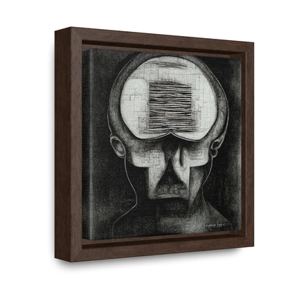 Brain 58, Valentinii, Gallery Canvas Wraps, Square Frame