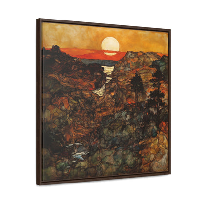 Land of the Sun 47, Valentinii, Gallery Canvas Wraps, Square Frame