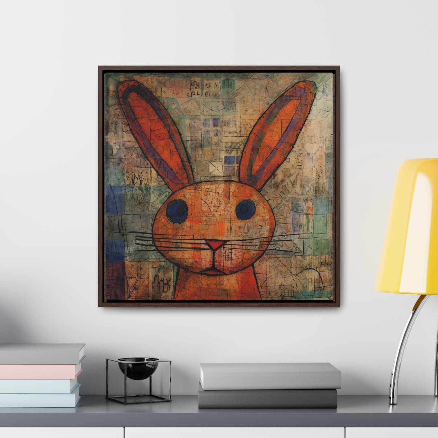 Rabbit 12, Gallery Canvas Wraps, Square Frame