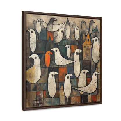 Bird 27, Gallery Canvas Wraps, Square Frame