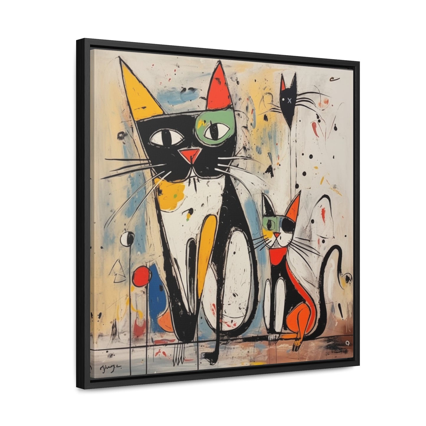 Cat 41, Gallery Canvas Wraps, Square Frame