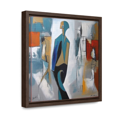 Sad Man 23, Valentinii, Gallery Canvas Wraps, Square Frame