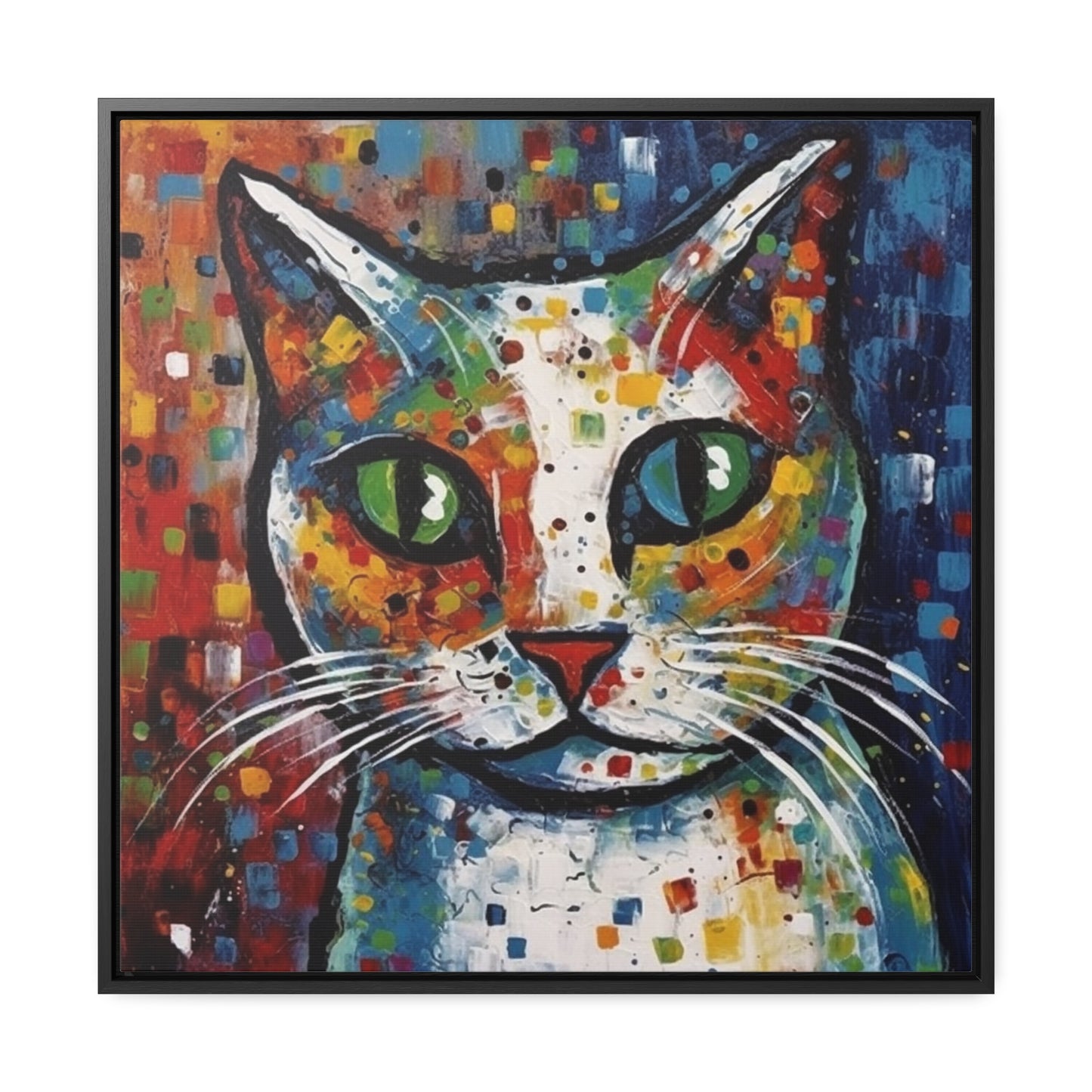 Cat 130, Gallery Canvas Wraps, Square Frame