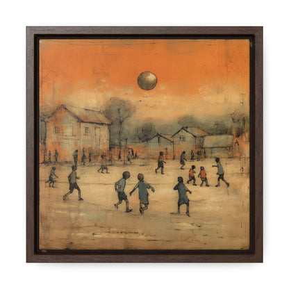 Childhood 30, Gallery Canvas Wraps, Square Frame