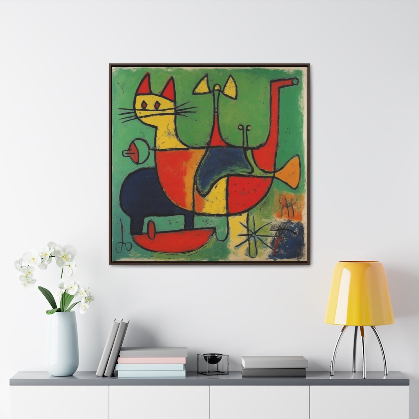 Cat 135, Gallery Canvas Wraps, Square Frame