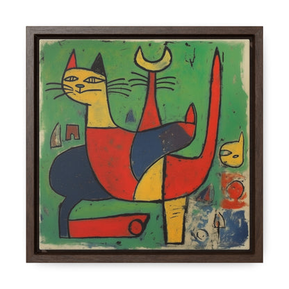 Cat 136, Gallery Canvas Wraps, Square Frame