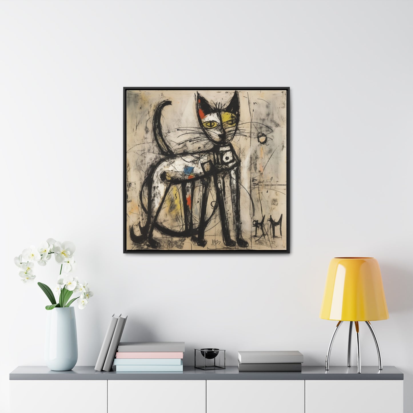 Cat 49, Gallery Canvas Wraps, Square Frame