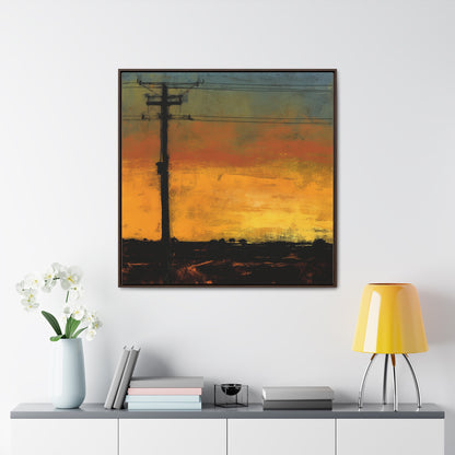 Land of the Sun 84, Valentinii, Gallery Canvas Wraps, Square Frame