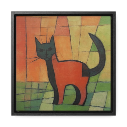 Cat 28, Gallery Canvas Wraps, Square Frame