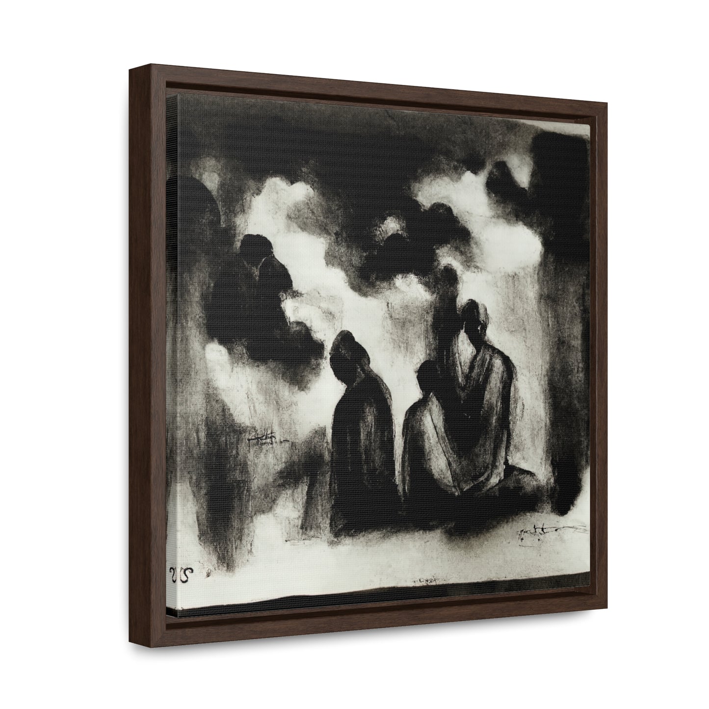 Palaeolithic Prayer 2, Valentinii, Gallery Canvas Wraps, Square Frame