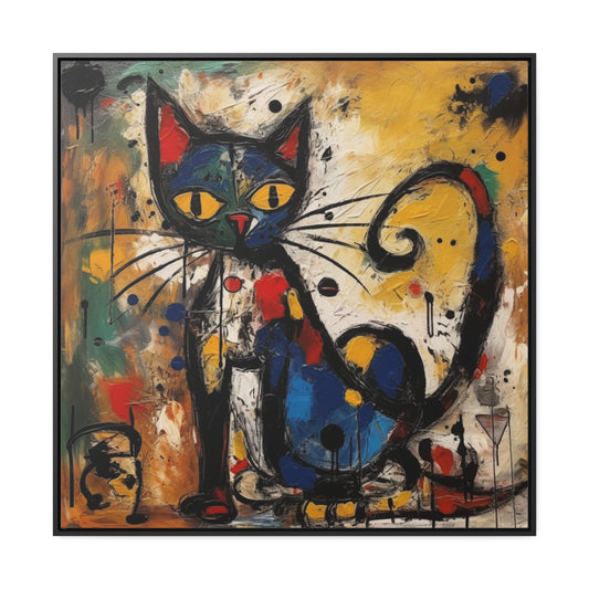 Cat 71, Gallery Canvas Wraps, Square Frame