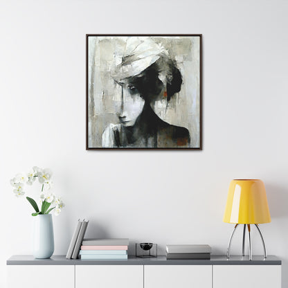 Forgotten face 2, Valentinii, Gallery Canvas Wraps, Square Frame