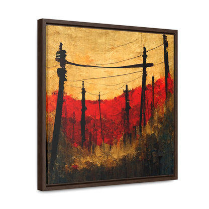 Land of the Sun 18, Valentinii, Gallery Canvas Wraps, Square Frame