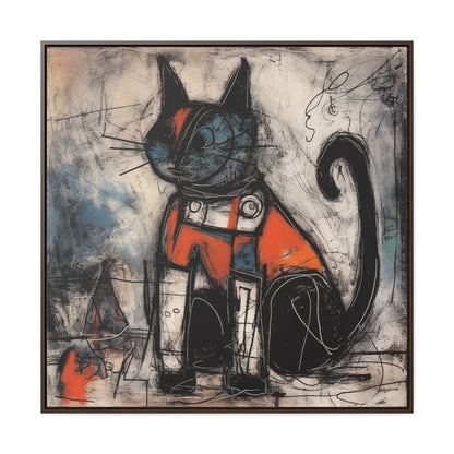 Cat 45, Gallery Canvas Wraps, Square Frame