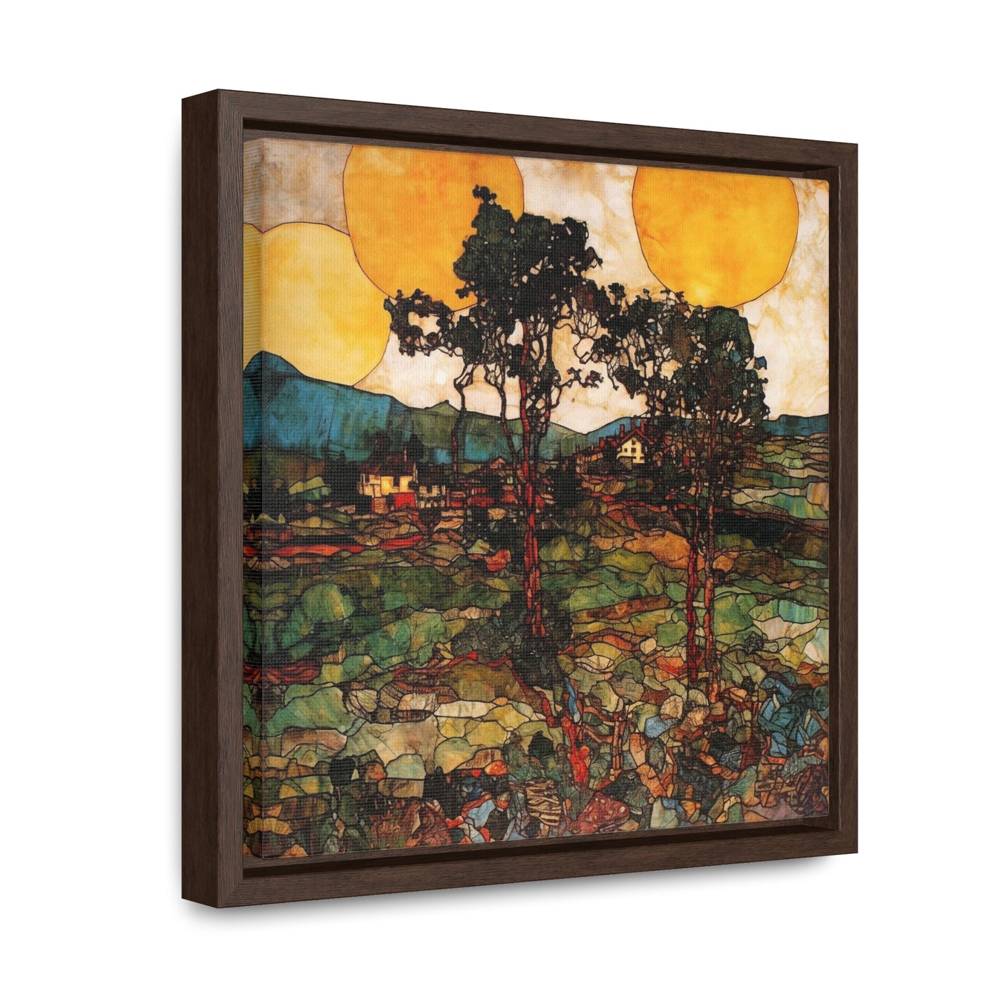 Land of the Sun 41, Valentinii, Gallery Canvas Wraps, Square Frame