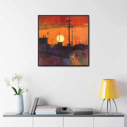 Land of the Sun 73, Valentinii, Gallery Canvas Wraps, Square Frame